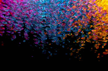 abstract artwork, colorful abstract, geometric patterns, pink blue orange, vibrant hues, dynamic abstract, visual art, contemporary design, digital artwork, iridescent colors, abstract shapes