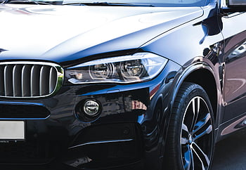 bmw, luxus autó, fekete autó, fényszóró részletei, elülső rács, közelkép, jármű, autó adatai, autóipari tervezés, autófotózás, autóbemutató