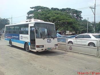 kosmos, motory kia, Střední velikost, minibus, kyvadlová doprava, Commonwealth Ave, autobus, Filipíny, PBPA, Asociace fotografů filipínských autobusů, žádný rozpočet na klimatizaci