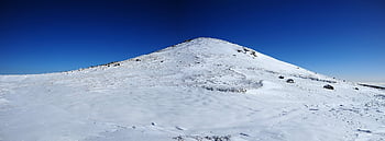 jeju Island, mt Hanlla, snow Scene, sky, blue, snow, ridge, hill