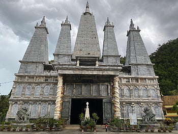 Thajsko, Wat Khao Rup Chang, Padang Besar, songkhla, chrám