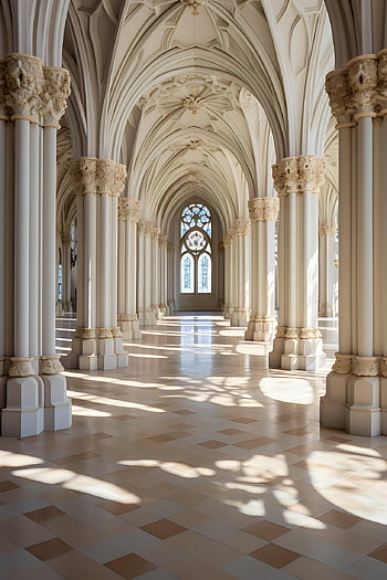 opatství, kostel, klášter, ulička, chodba, katedrála, sloupy, hrad, architektura, barokní, muzeum