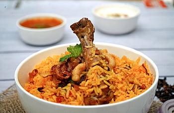 biryani, κοτόπουλο, ρύζι, γεύμα, δείπνο, φαγητό