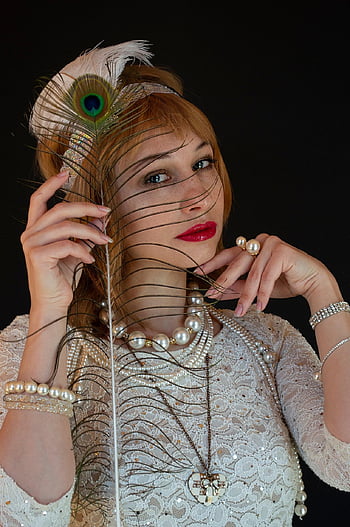 woman, model, 20s, dress, pen, 20th, fashion, portrait, jazz, actress, handbag