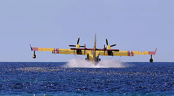 pxclimateaction, mac Wallpaper, windows Wallpaper, plane, sea, nature, air Canada, beautiful Nature, put Out Forest Fires, free Background, to Fight