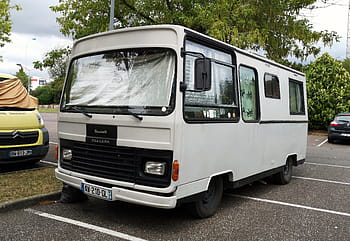 プジョー、 j7、 キャンピングカー、 1979年、 2.3 D、 62 hp、 シャロンシュールソーヌ、 ビンテージ、 車両、 白、 駐車中