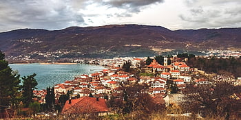 ohrid, severní Makedonie, město, architektura, cestovat, cestovní ruch