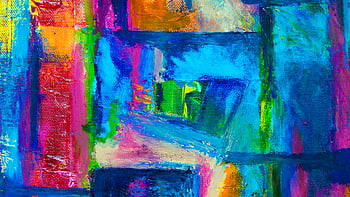 farverig, abstrakt, maleri, maling, baggrund, lærred, kunst, tapet, børste, farve, design