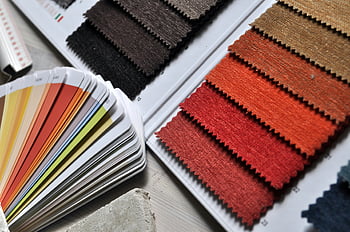 fabric color palette, fabric swatches, interior design, textile projects, color samples, fabric samples, design inspiration, color selection, textile design, fabric textures, color options