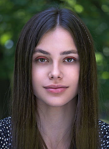 das kleine Mädchen, Gesicht, Porträt, Augen, Frau, aussehen, bilden, Modell-, Schönheit, ein Lächeln, Oksana