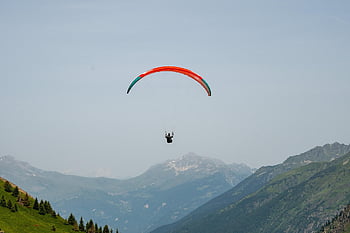 paragliding, sport, recreational Activity, parachute, paraglider, flying, flight, adventure, adventure Sport, soaring, mountain Massif