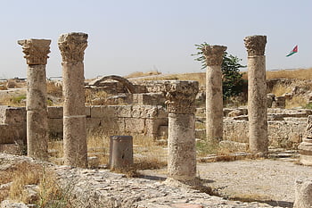 columns, pillars, ruins, stone, architecture, monument, archaeology, ancient, travel, landmark