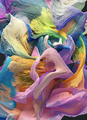 3D abstract render, colorful textures, dynamic artwork, vibrant colors, swirling array, abstract art, 3D art, colorful abstract, abstract textures, digital art, 3D design