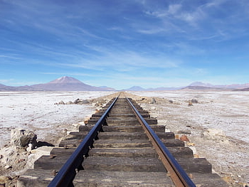 železnice, poušť, krajina, kolejnice, železniční trať, Příroda, nebe, uyuni, potosi, Bolívie, Jižní Amerika