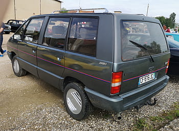 renault, espace, 1987, bil, varebil, kjøretøy, Frankrike, Verdun sur le doubs, bilskilt, 2.0 Motor, 110 hk