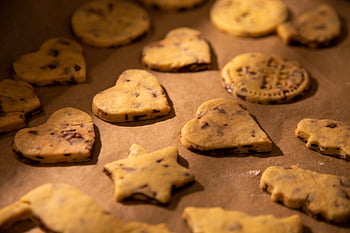 biscotti, forme assortite, cuori, stelle, infornare, Avvento, biscotti di Natale, Natale, periodo natalizio, delizioso, taglierina del biscotto