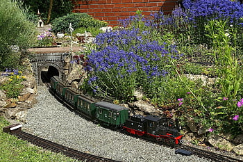 lgb, zahradní železnice, modelový vlak, hobby, železniční doprava, úzký rozchod, osobní vlak, oddělení auta, tunel