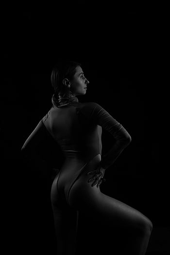 twilight, model, young Woman, woman, pose, bw, dark, photosession, black And White, posing, sight