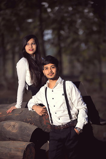 sweet couple, prenuptial shoot, stylish Indian couple, romantic moments, Surat India, elegant posing, outdoor photoshoot, couple photography, pre-wedding photos, romantic couple, outdoor couple photoshoot