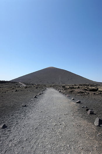 path, mountain, volcano, trail, igneous Rocks, volcanic Rocks, landscape, rocks, lava, nature, lanzarote