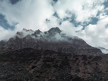 valley, travel, nepal, trekking, mountain, altitude, snow, mount, tourism, glacier, hiking