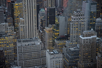 budov, skyscapers, New York, městský, město, nyc, Manhattan, panoráma města, mrakodrapy, v centru města, věže