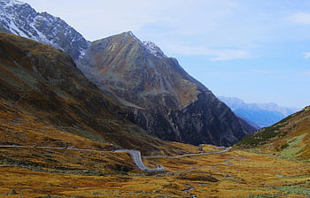 složit, hory, julierpass, Dálnice, vzdálený pohled, strmé, Příroda, horní, otáčet se, klikatá cesta