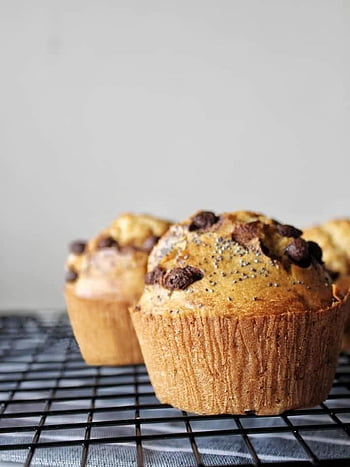 Cupcake, cioccolato, caramello, uva passa, Crosta, prodotti da forno, dolci fatti in casa, cibo, buongustaio, prima colazione, spuntini