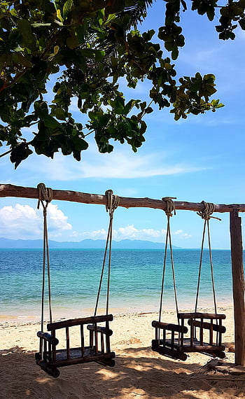 rock, depend On The Sea, sea, thailand, asia, expanse, relaxation, wellness, soul, swing By The Sea, beach