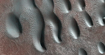 Mars, duny, impaktní kráter, sezónní mráz, výšce, univerzitě v arizoně, vesmírná krajina, geologie, nasa, JPL-Caltech, sublimace