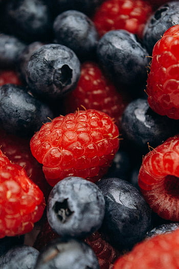 čerstvé jahody, borůvky, maliny, detail, vibrující, Témata jídla, Zdravé stravování, ovocné fotografie, Berry detail, čerstvé ovoce, odrůda Berry