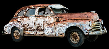 starožitné auto, rezavý, starý, vrak auta, vrak, šrot, rez, zlomený, zrezivělý, retro, automobil