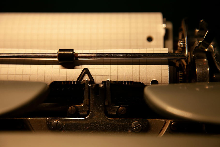 writing, typewriter, office, business, torpedo, paper, type, vintage, old, key, analogue