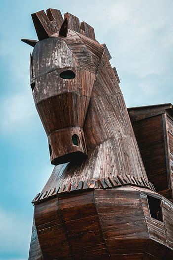 Trojan horse, replica, museum, Çanakkale, Turkey, wooden, captivating view, historical landmark, ancient Greece, tourist attraction, wooden sculpture