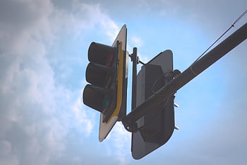 luzes de trânsito, placa, estrada, direção, decisão, guia, tráfego, poste de sinalização, diretório, sinais