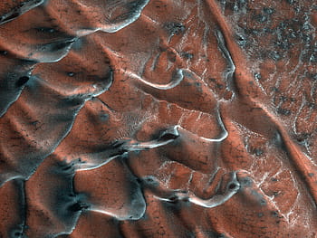Mars, písečné duny, mrazivý, kráter, vysoké šířky, severní pláně, Sezónní tání, Sublimační led, výšce, univerzitě v arizoně, geologie