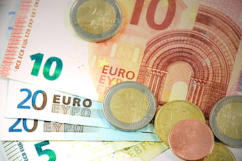 uang kertas euro, koin euro, denominasi mata uang, tembakan terperinci, Mata Uang Euro, uang kertas dan koin, uang eropa, catatan euro, Tunai Euro, mata uang keuangan, mata uang eropa