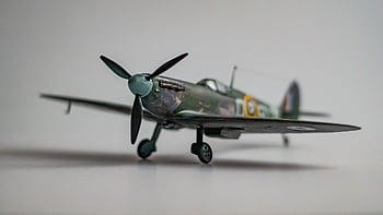 Supermarine Spitfire, hračka, letadlo, Modelka, miniaturní, hobby, řemeslo, plastický, vrtule, lovec, vojenský