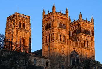 durham Cathedral, england, britain, medieval, durham, city, nature, architecture, cathedral, religion, building