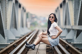 žena, móda, Modelka, krása, asijské ženy, ženský, dívka, životní styl, jižní asijské, představují