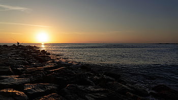 Playa, โซล, ทำลาย, Amanecer, คอสตา, ดวงอาทิตย์, ธรรมชาติ, สวรรค์, ท่อง, ขอบฟ้า, สีน้ำตาลเข้ม