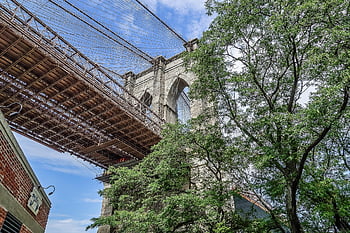 New York, le pont de Brooklyn, ville, Etats-Unis, Manhattan, Brooklyn, Infrastructure