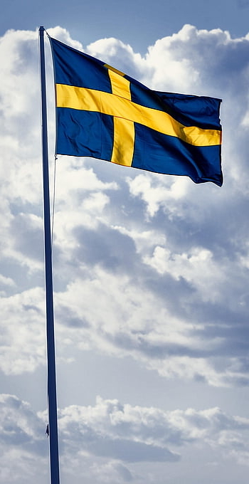flag, sweden, nature, swedish, flag Day, flagpole, sky, nation, wind, blowing