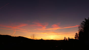 clouds, heaven, sunset, background, the Atmosphere