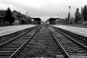 Spuren, Schienen, Bahnhof, Eisenbahn, verlassen, Metall, pkp, Zug