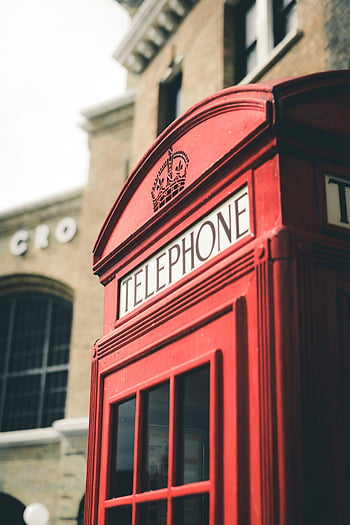 červené telefonní budky, Britská telefonní budova, Klasická telefonní budova, městskou architekturu, britská telefonní budka, Klasický červený stánek, červený stánek, městském prostředí, britská kultura, telefonní budka