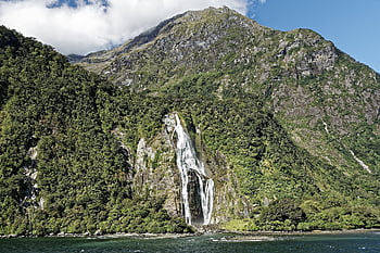 นิวซีแลนด์, เสียงของมิลฟอร์ด, อ่าวแคบ ๆ, น้ำ, ภูเขา, อุทยานแห่งชาติ Fiordland, fjordland, อุทยานแห่งชาติ, ธรรมชาติ, ภูมิประเทศ, เกาะใต้