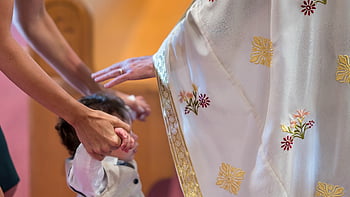 eucharistie, požehnání, kněz, kostel, Hmotnost, náboženství, Církevní společenství, batole, potvrzení, Dětská svátost, křest