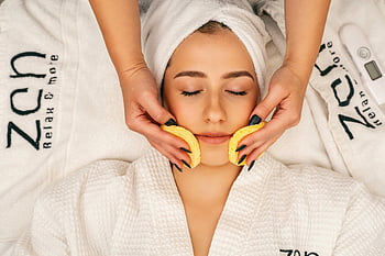 tratament facial, Setare spa, bunastare, relaxare, Facial calmant, femeie în spa, îngrijire facială, relaxare spa, Wellness facial, tratament spa, facial masaj