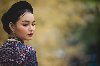 woman, ao Dai, model, asian, young Woman, fashion, traditional, dress, style, stylish Woman, elegant